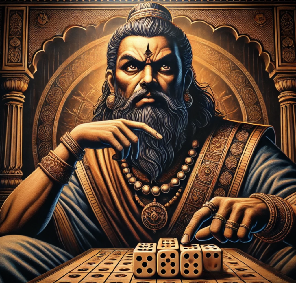 Shakuni with dice